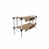 Disc-O-Bed Disc-Bunk with 2 Organizers, Tan 19803BO/TAN